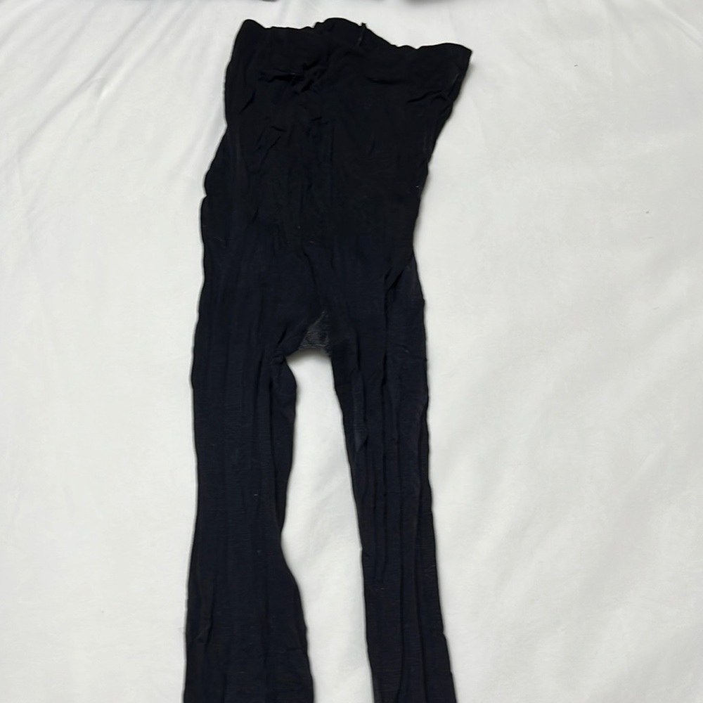 Ombré pantyhose black and gray